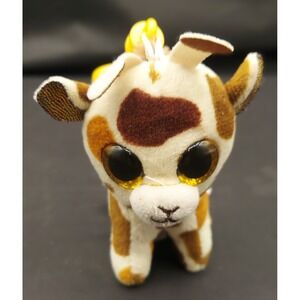 TY Beanie Boos - STILTS the Giraffe (Plastic Key Clip - 3 inch)